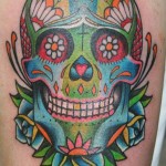 Sugar-skull-tattoo