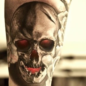 best-skull-tattoo-with-shading