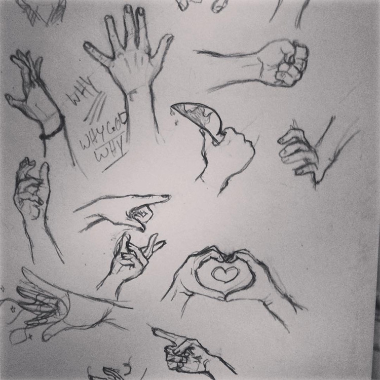 Basic hands for practice