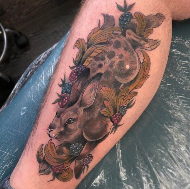 Awesome Calf Tattoos