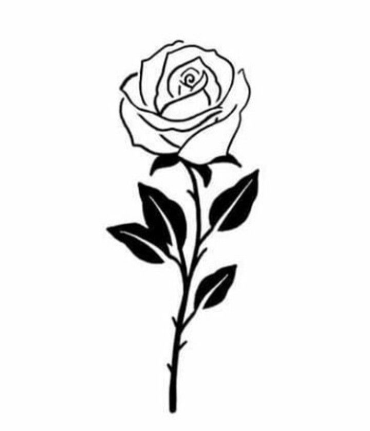 Тату маленькая роза эскиз: Страница не найдена | Tattoo-ideas.ru