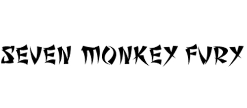 seven monkey font