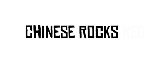 free chinese rocks font