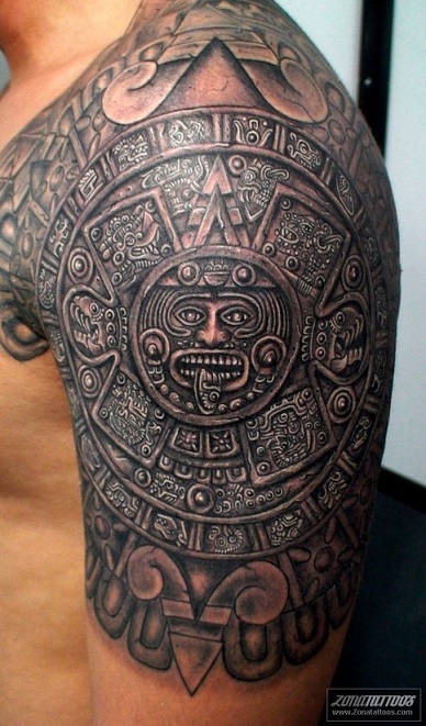 shoulder-tattoos-men-aztec
