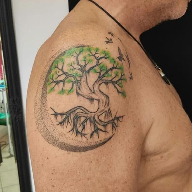 Body Tree Tattoo