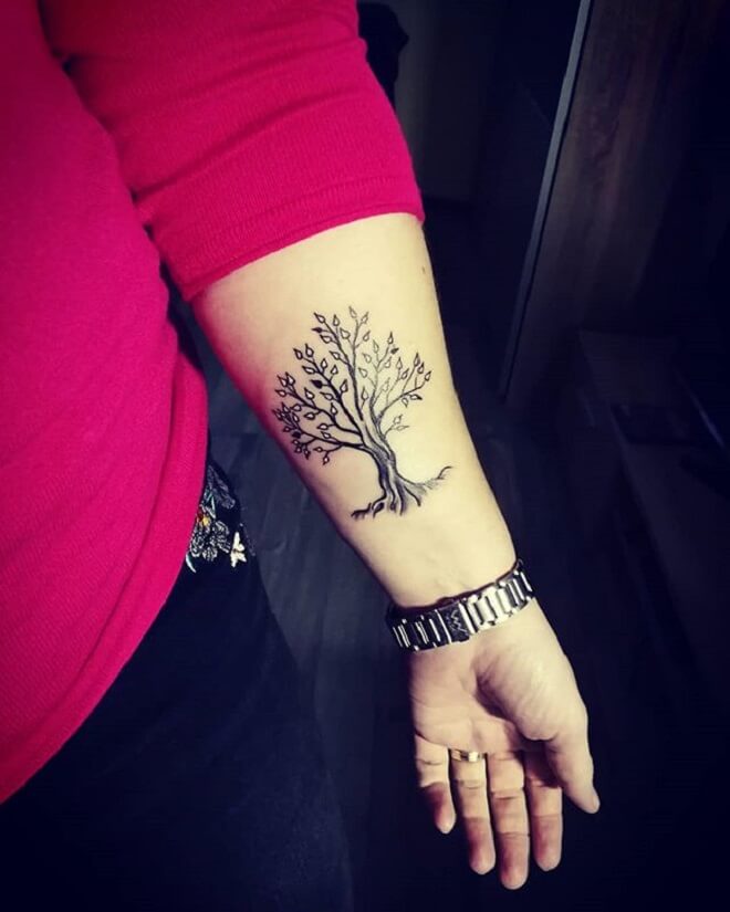 Hand Tree Tattoo Designs