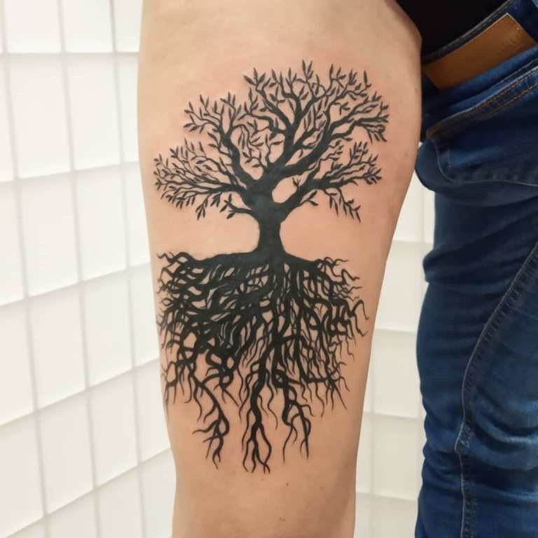 татуировки деревья