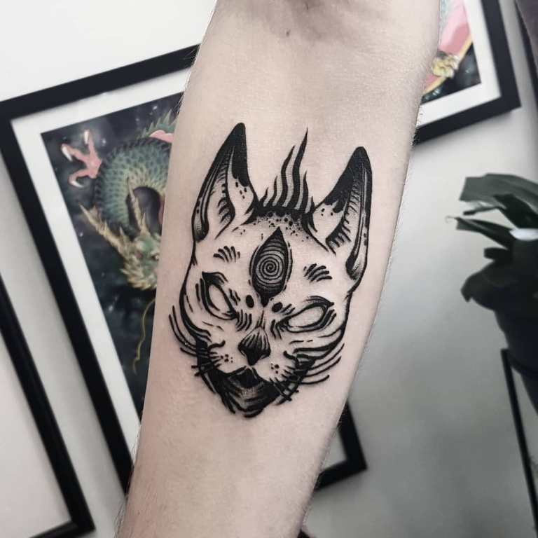 татуировка кота