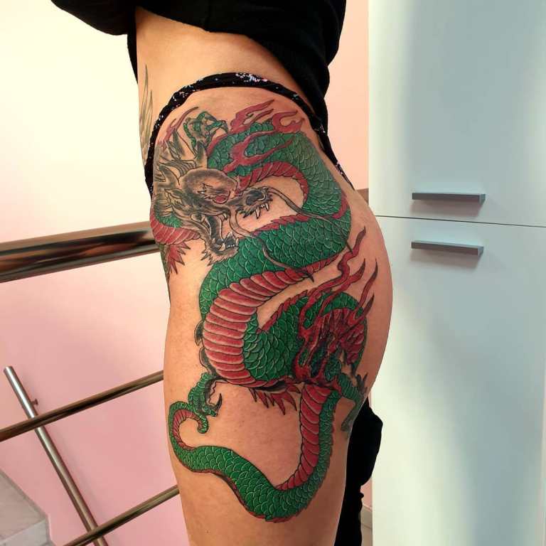 татуировки дракона
