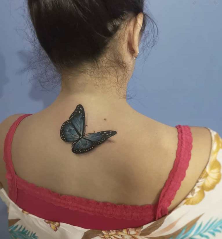 татуировки на спине женские