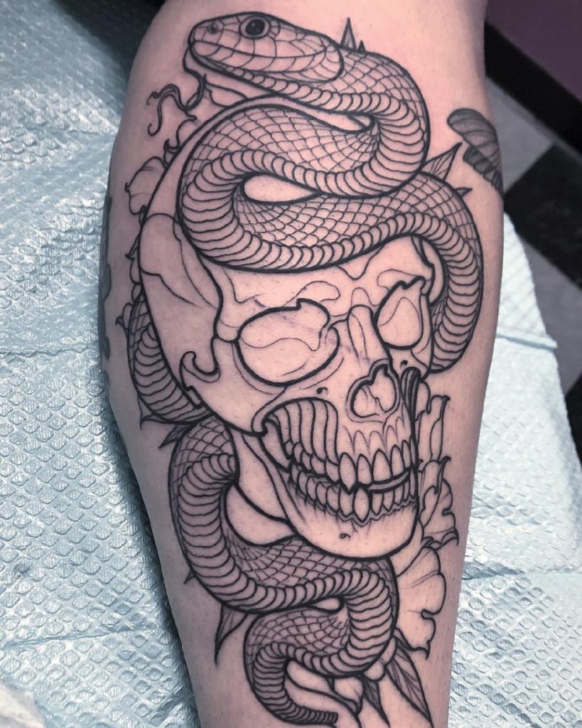 татуировки змея