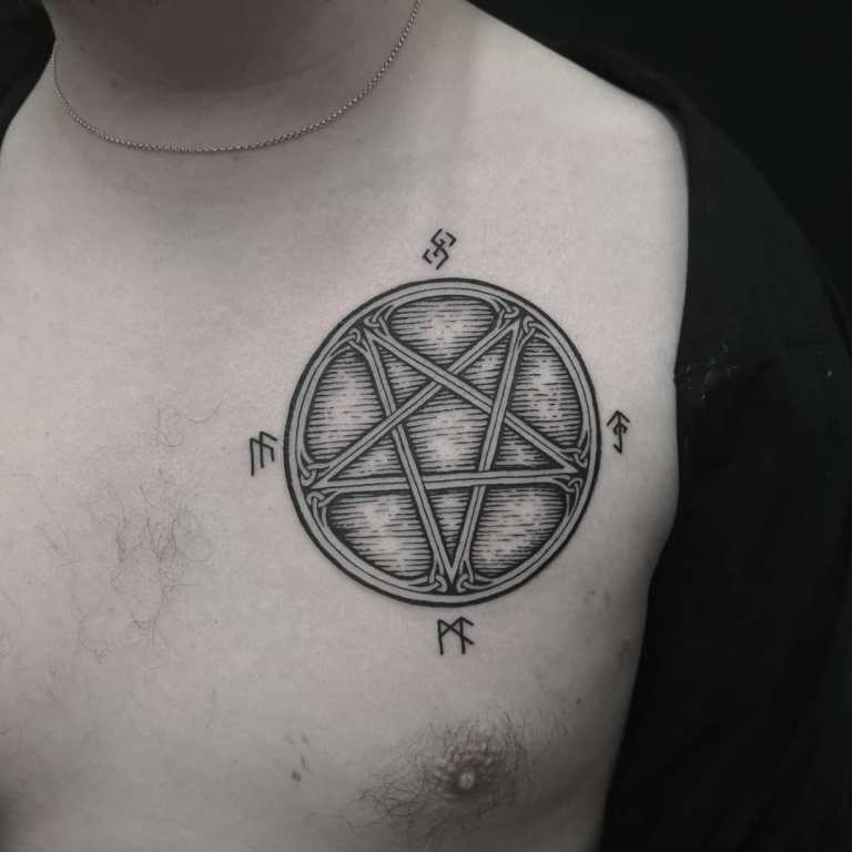 пентаграмма тату