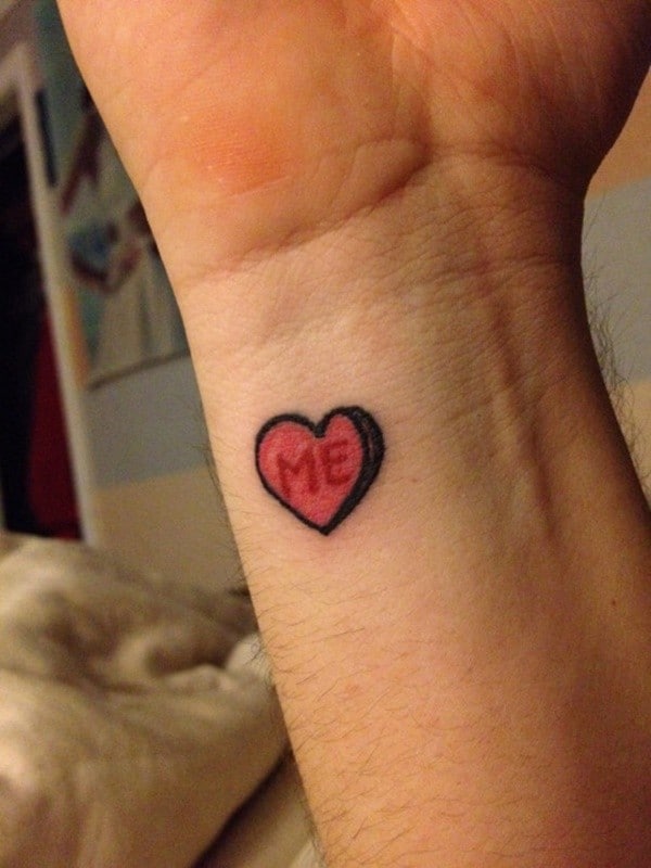 Heart Foot Tattoos