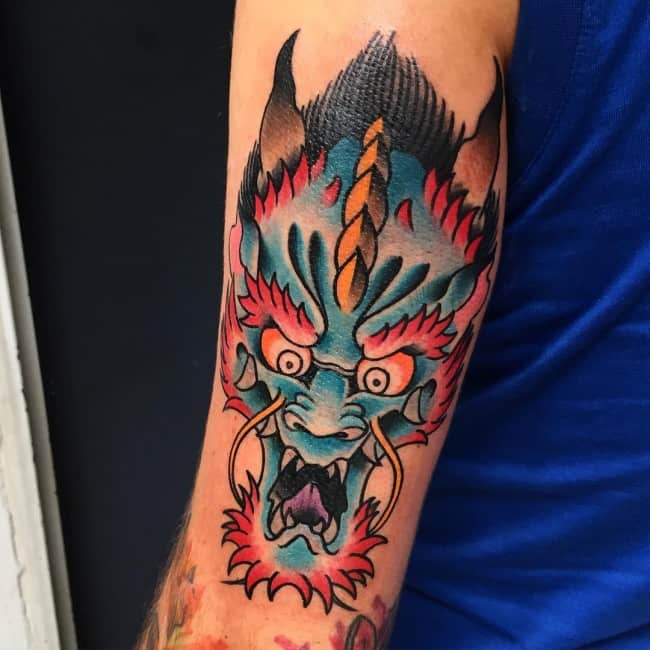 blue dragon tattoo