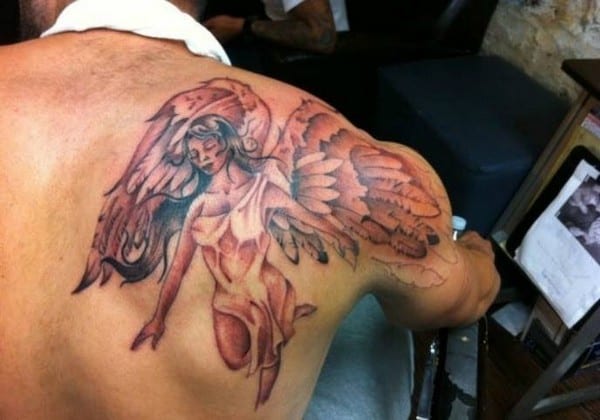 another angel tattoo