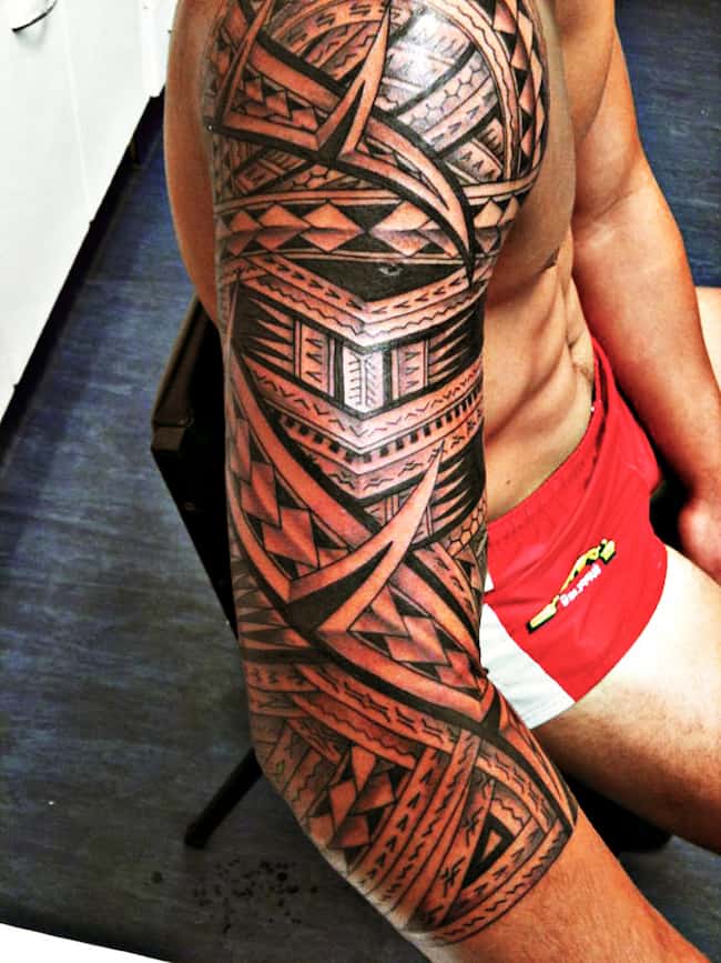 tribal-sleeve-tattoo