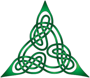 A simple Celtic knot with doubled thr...