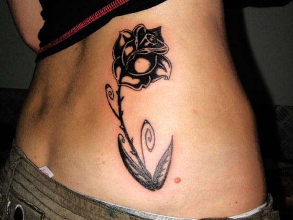 Exotic Rose Tattoo