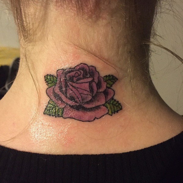 Lavender Rose Tattoo