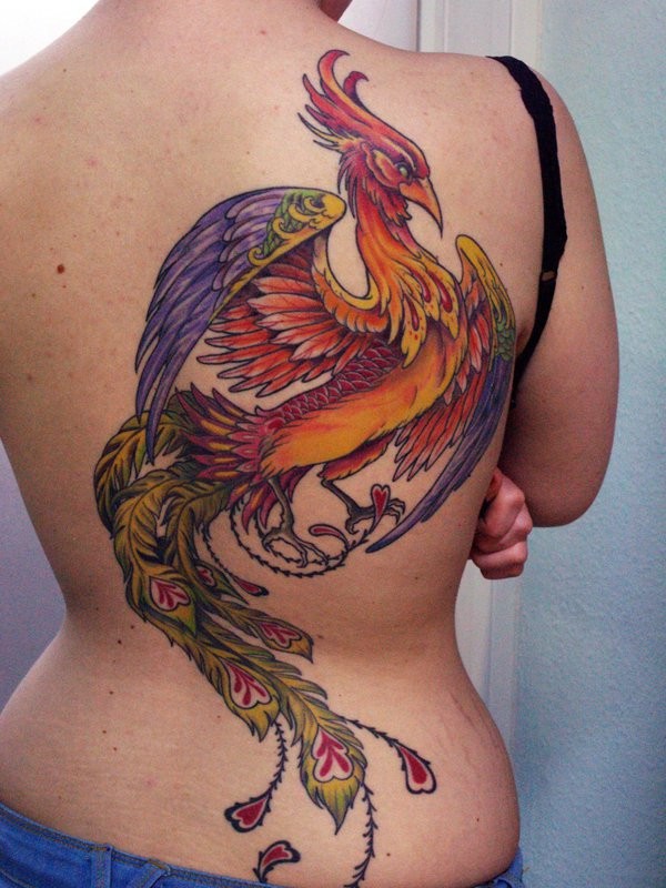 Blazing Phoenix Tattoos