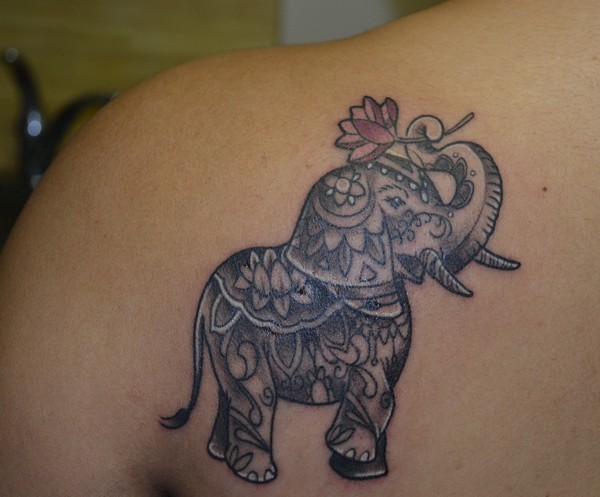 Elephant Tattoo For Girls