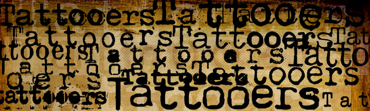 шрифт для татуировки в стиле «пишущей машинки»