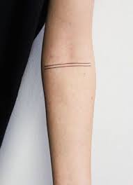 Parallel Line Tattoo Meaning 6