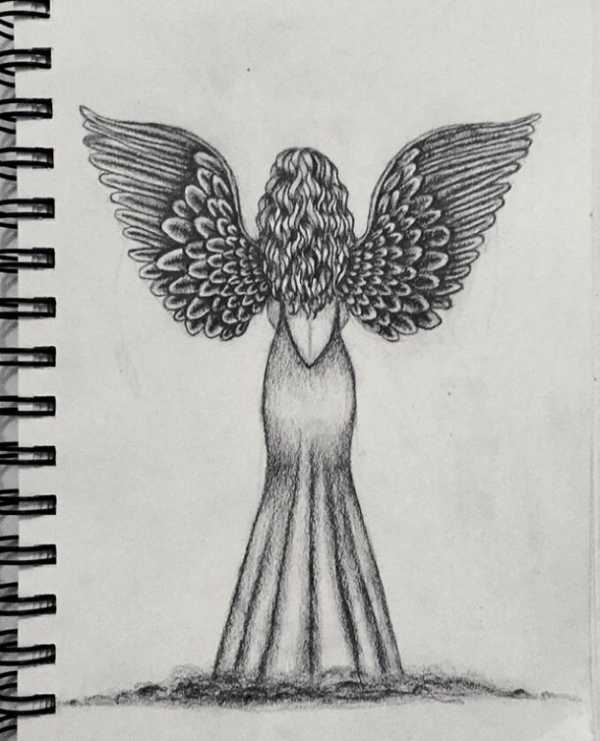 Картинки ангелов с крыльями девушек