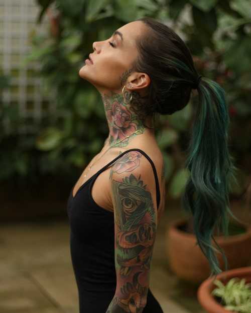 Большие татуировки для девушек на руке – как выбрать эскиз, фото татуировок